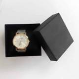 👉 Horloge doos zwart papier active 20 stuks decoratie geschenkdoos armband (zwart)