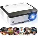 👉 Projector active Wejoy L6 5 inch 200 ANSI Lumen 1920 x 1080P Android 7.1 HD Bluetooth 4.0 WiFi Smart Projector, ondersteuning AV / VGA HDMI 2 USB RJ45 6922535169301