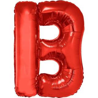 👉 Grote folie ballon letter B Rood
