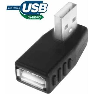 👉 USB 2.0 AM naar AF-adapter met 90 graden hoek, ondersteuning OTG-functie