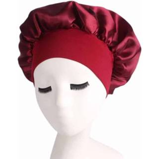 👉 Hoofdband rode m active vrouwen 2 STUKS TJM-301 Nachtmuts Met Brede Rand En Elasticiteit Dames Chemotherapie Cap Haarverzorging Hoed, Maat: 56-58cm (Rode Wijn) 6922130223545