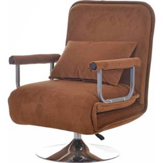 👉 Fauteuil active X1 multifunctionele enkele lunchpauze opvouwbare roterende opheffende katoenen slaapbank (koffie)