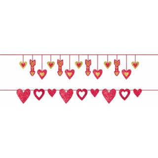 👉 Slinger roze karton Amscan Valentijnsdag 365 Cm 2 Stuks 13051877156