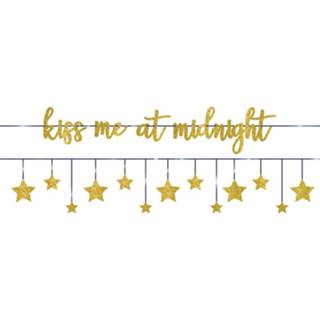👉 Slinger goud karton goudkleurig Amscan Slingers Kiss Me At Midnight 3,6 Meter 2 Stuks 13051865818