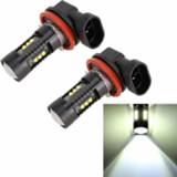 👉 Mistlamp active rijden lichten 2 STKS H11 / H8 DC12V 4.3W 6000K 500LM Auto Mistlampen met 12LEDs SMD-2525 6922101192122