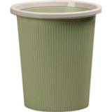 👉 Prullenbak groen plastic s active tassen 10 STKS Huishoudelijke Keuken Badkamer zonder Lip, Maat: 23.5x25.5x17cm (Groen)