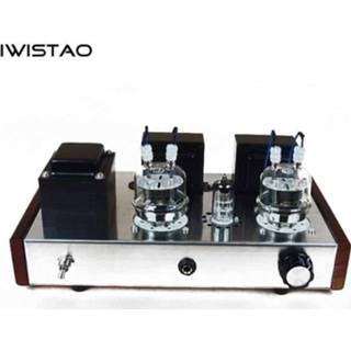 👉 Oortelefoon active IWISTAO 1 W output HIFI Buis Versterker, 2X8 6N2 Drive FU32 Gebouwd 6.5mm Jack