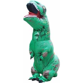 👉 Dinosaurus groen active vrouwen mannen Opblaasbare volwassen kostuum Halloween opgeblazen draak kostuums partij carnaval voor (groen)