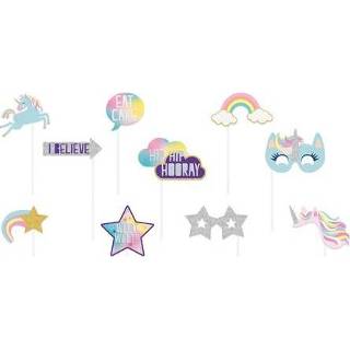 👉 Folie active Unicorn photobooth, 10 stuks