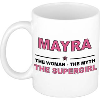 👉 Mok active vrouwen Mayra The woman, myth supergirl collega kado mokken/bekers 300 ml