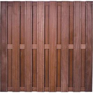👉 Hardhouten schutting active / tuinscherm recht 180 x cm