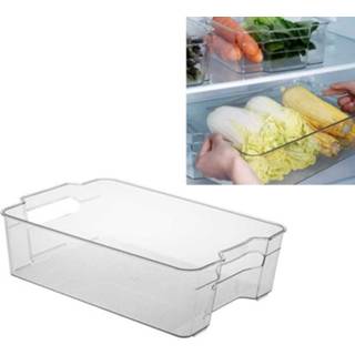 👉 Koelkast transparante medium active Keuken Opbergdoos Uittrekbare blikjes Drankfles Opbergdoos, specificatie:
