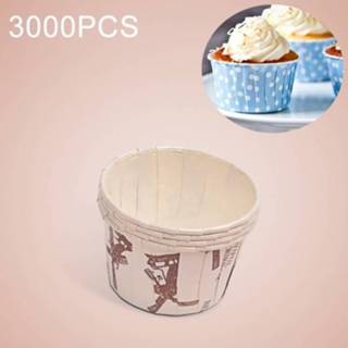 👉 Cupcake active 3000 STKS Windmolenpatroon Ronde Lamineercake Cup Muffin Cases Chocolade Liner Bakvorm, Afmetingen: 6,8 x 5 3,9 cm 6922152475045