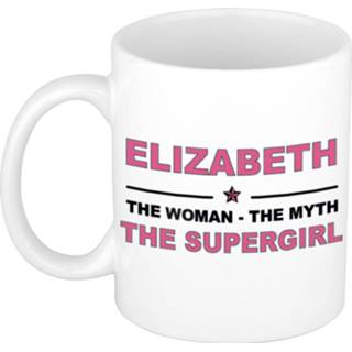 👉 Beker vrouwen Elizabeth The woman, myth supergirl cadeau koffie mok / thee 300 ml