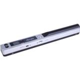 👉 Handscanner zilver active IScan01 mobiele draagbare voor documenten met LED-display, A4-contactbeeldsensor, ondersteuning 900 DPI / 600 300 PDF JPG TF (zilver)