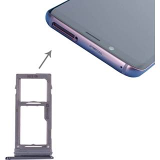 👉 SIM&Micro SD-kaartlade voor Galaxy S9 + / S9 (grijs)