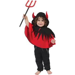 👉 Babycape active baby's Ruig baby cape duivel kostuum Stijn 8712364364583