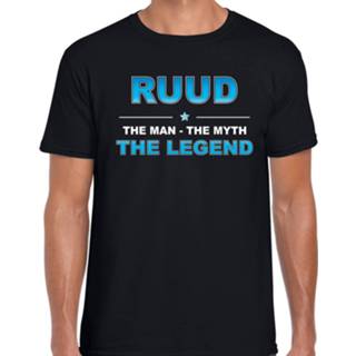 👉 Shirt active mannen zwart Naam cadeau t-shirt Robin - the legend voor heren