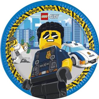 👉 Bord papieren active Leuke Lego City borden 8 stuks 23cm 5201184922460