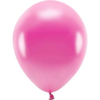 👉 Ballon active magenta roze 100x Fuchsia ballonnen 26 cm eco/biologisch afbreekbaar