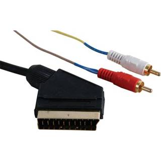 👉 Audio/Video Kabel - Scart Mannelijk naar 2 X Rca Mannelijk - 3M