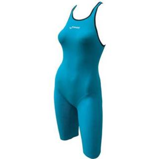 👉 Finis Fuse kneeskin badpak, licht blauw, maat 32