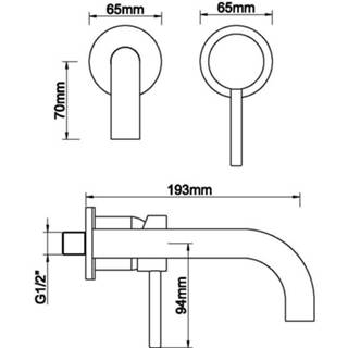 👉 Staal active Wiesbaden Caral Twenty eenhendel wastafel-afbouwdeel geborsteld 8719956086878