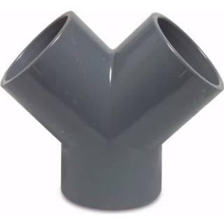 👉 Lijmmof grijs active Y-stuk PVC-U 75 mm 10 bar 4019305028509