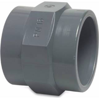 👉 Lijmmof active Overgangssok PVC-U 50 mm x 1 1/2 inch binnendraad 10 bar... 4019305496476