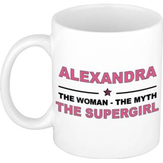 👉 Beker vrouwen Alexandra The woman, myth supergirl cadeau koffie mok / thee 300 ml