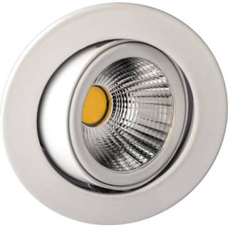 👉 Inbouwspot wit aluminium active Deluna kantelbaar warmwit, 8 W, 300K 4012094373713