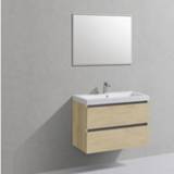 👉 Badmeubel active Trendline 80 cm light wood zonder kraangat