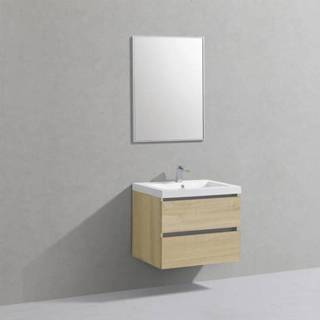 👉 Badmeubel active Trendline 60 cm light wood met 1 kraangat