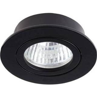 👉 Inbouwspot zwart active rond mat kantelbaar 82mm GU10