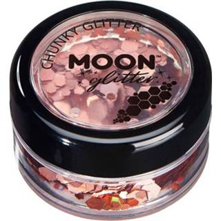 👉 Moon Creations Glitter Grote Glittervlokken 3 Gr Roségoud 5056135604526