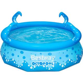 👉 Zwembad PVC blauw Bestway Easy Set Octopool 274x76 Cm 8719883755816