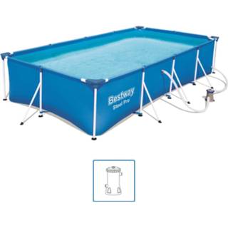 👉 Steel PVC Bestway Pro Zwembadset Rechthoekig 400x211x81 Cm 56424 8718475707042