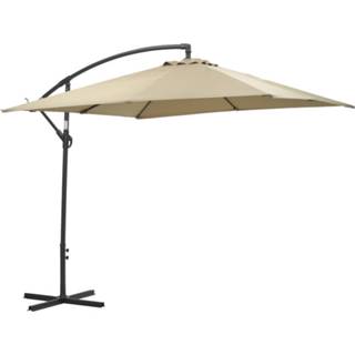 👉 Parasol grijs Garden Impressions Corfu 250x250 - Donker Taupe 8713002109948