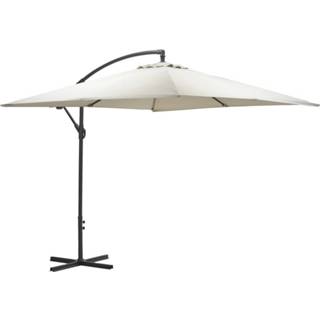 👉 Parasol grijs zand Garden Impressions Corfu 250x250 - Donker 8713002109986