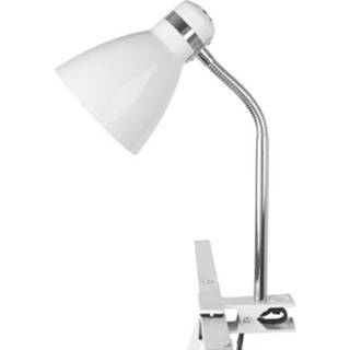 Wit metaal Leitmotiv - Clip On Lamp Study Metal White 8714302604560