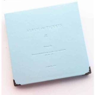 👉 Boek hemelsblauw active Bill Opslag Concertkaartjes Filmkaartje Treinkaartje Favorieten Albums (hemelsblauw)