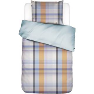 👉 Dekbedovertrek katoen Percal blauw Essenza Meredith - 1-persoons (140x200/220 Cm + 1 Sloop) Ijsblauw 8715944667906