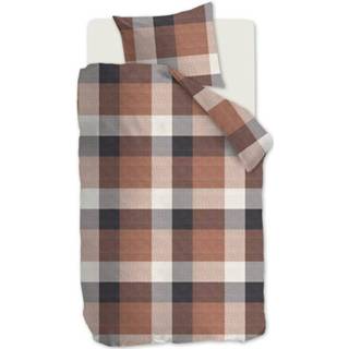 👉 Dekbedovertrek rood katoen Beddinghouse Rohan - 1-persoons (140x200/220 Cm + 1 Sloop) Red 8719931189990