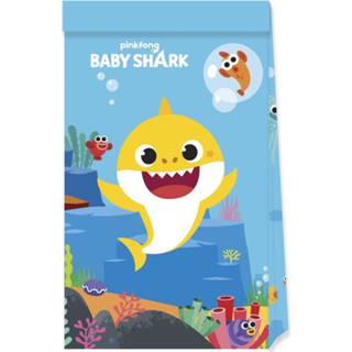 Uitdeelzakje papier active baby's Baby Shark uitdeelzakjes van 5201184925430