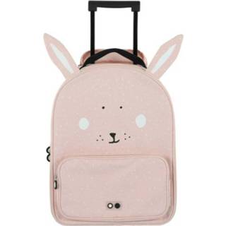 👉 Trolley koffer roze Trixie Mrs. Rabbit 45 X 34 Cm 5400858872173