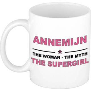 Annemijn The woman, myth supergirl cadeau koffie mok thee beker vrouwen Beker vrouwen Annemijn The woman, myth supergirl cadeau koffie mok / thee 300 ml