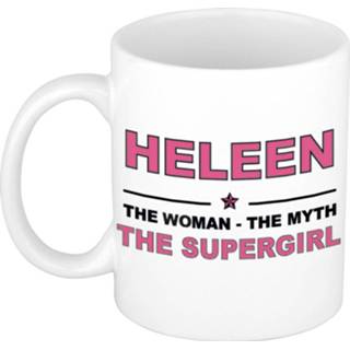 👉 Mok active vrouwen Heleen The woman, myth supergirl collega kado mokken/bekers 300 ml