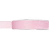 👉 Active roze 1x Hobby/decoratie organza sierlinten 1,5 cm/15 mm x 20 meter