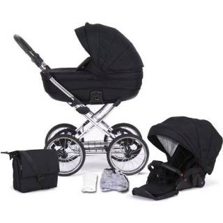 👉 Wandel wagen zwart meisjes Knorr-baby Combi wandelwagen Naxos 10-delige set 4250341318586