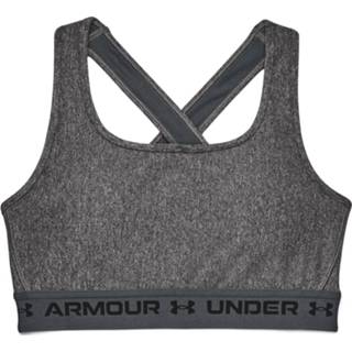 👉 Sport BH XXL vrouwen roze Under Armour - Women's Crossback Mid Heather Bra Sportbeha maat XXL, 194514284947